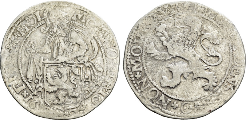 NETHERLANDS. Friesland. Lion Dollar or Leeuwendaalder (1601). 

Obv: MO NO OR ...