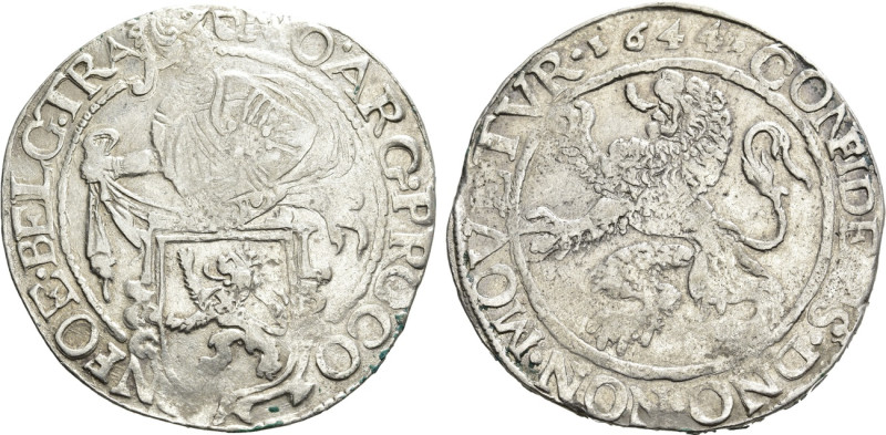 NETHERLANDS. Utrecht. Lion Dollar or Leeuwendaalder (1644). 

Obv: MO ARG PRO ...