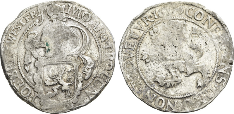 NETHERLANDS. West Friesland. Lion Dollar or Leeuwendaalder (1624?). 

Obv: MO ...