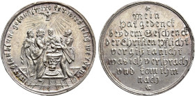 GERMANY. Augsburg. Silver Medal (18th century). Taufdukat