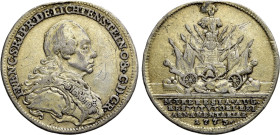 HOLY ROMAN EMPIRE. Maria Theresia (1740-1780). Token (1773). Death of Fieldmarshal Wenzel of Lichtenstein