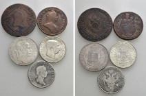 5 Coins of Austria and Hungary