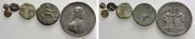 6 Greek, Celtic, Roman and Modern Coins and Medals