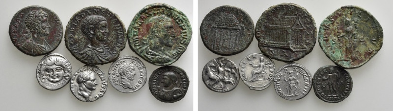 7 Roman Coins; all Tooled. 

Obv: .
Rev: .

. 

Condition: See picture.
...