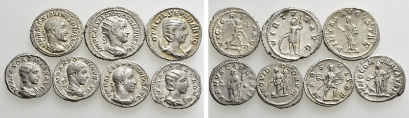 7 Roman Coins; Julia Soemias, Maximinus Thrax etc.

Obv: .
Rev: .

.

Con...