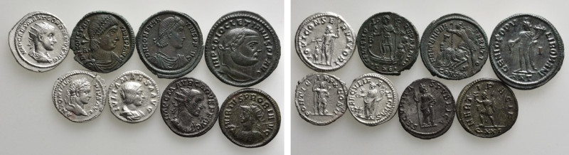 8 Roman Coins. 

Obv: .
Rev: .

. 

Condition: See picture.

Weight: g....