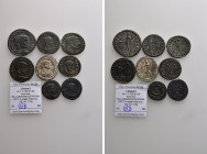8 Roman Coins; Carus, Carinus etc