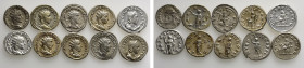 10 Antoniniani; Volusian, Otacilia Severa