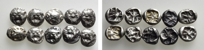 10 Drachms of Parion. 

Obv: .
Rev: .

. 

Condition: See picture.

Wei...