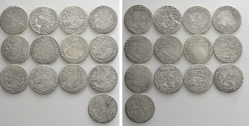 13 Silver Coins of Polnad. 

Obv: .
Rev: .

. 

Condition: See picture.
...