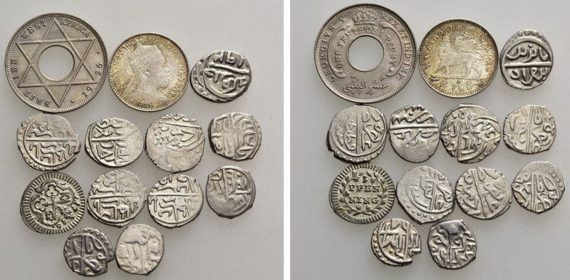 13 Coins; Regensburg, Ethiopia, West Africa and Ottoman Empire. 

Obv: .
Rev:...