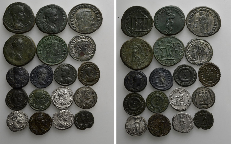 18 Roman Coins. 

Obv: .
Rev: .

. 

Condition: See picture.

Weight: g...