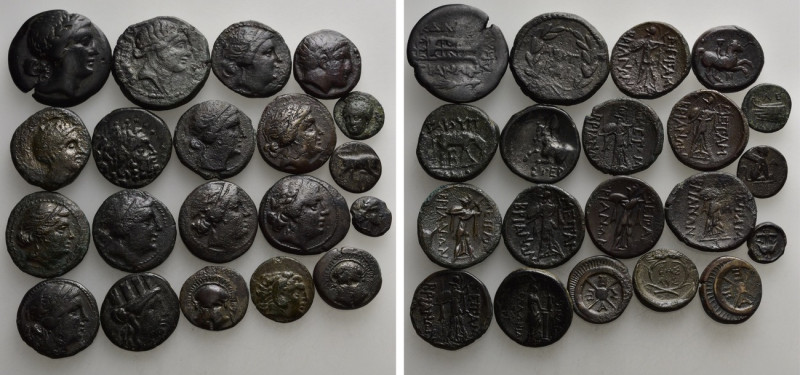 20 Greek Coins. 

Obv: .
Rev: .

. 

Condition: See picture.

Weight: g...