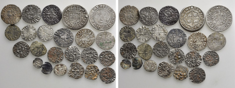 23 Medieval and Modern Coins. 

Obv: .
Rev: .

. 

Condition: See picture...