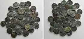 Circa 41 Late Roman Coins