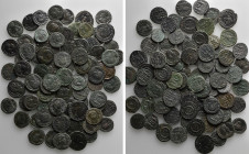 Circa 80 Late Roman Coins