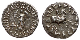 Kings of Bactria, Antimachos II Nikephoros, 160 - 155 BC, Silver Drachm