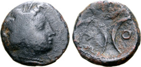 Bruttium, Kroton, 300 - 250 BC, AE18
