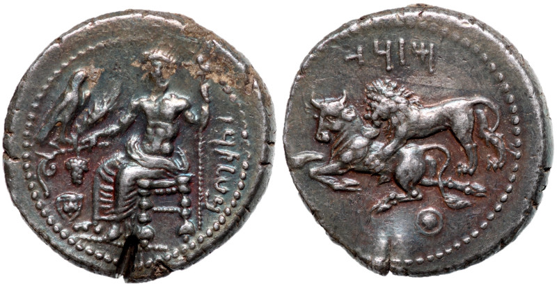 Cilicia, Tarsos, Mazaios, as Satrap, 361 - 334 BC
Silver Stater, 26mm, 10.82 gr...