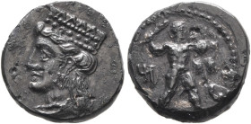 Cyprus, Kition, Melekiathon, 392 - 362 BC, AE Chalkous