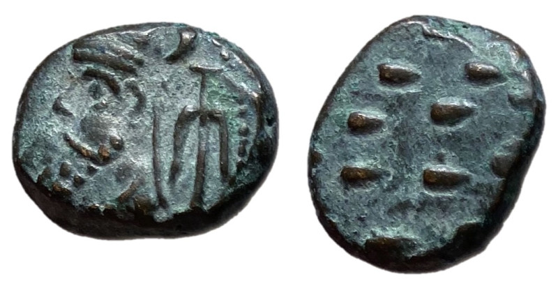 Kings of Elymais, Phraates, Early to mid 2nd Century AD
AE Drachm, 15mm, 3.72 g...