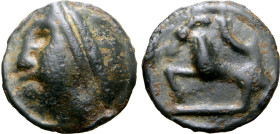 Celtic Gaul, The Seqani, 100 - 50 BC, Potin Unit