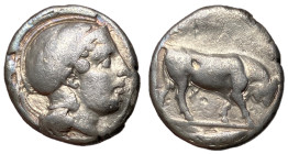 Lucania, Thourioi, 400 - 350 BC, Silver Stater