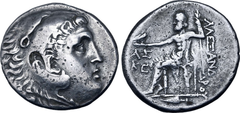 Pamphylia, Aspendos, 187 - 186 BC
Silver Tetradrachm, 30mm, 16.48 grams
Obvers...