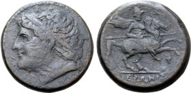 Sicily, Syracuse, Hieron II, 275 - 215 BC, AE Hemilitron
