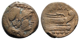 Roman Republic, Anonymous Triens of Sardinian Mint