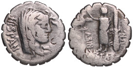 Roman Republic, Postumius A.f. Sp.n. Albinus, 81 BC Silver Denarius
