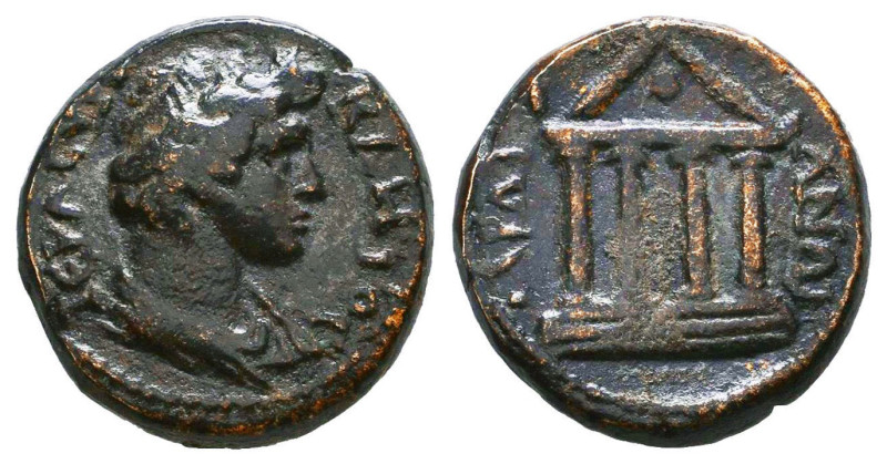 Lydia, Sardeis, Pseudo-Autonomous, Reign of Vespasian, 69 - 79 AD
AE16, 3.13 gr...