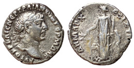Trajan, 98 - 117 AD, Silver Drachm of Bostra