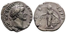 Antoninus Pius, 138 - 161 AD, Silver Denarius, Annona