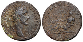 Antoninus Pius, 138 - 141 AD, Sestertius with Tiber, ex CNG