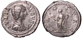Julia Domna, 193 - 211 AD, Silver Denarius with Felicitas