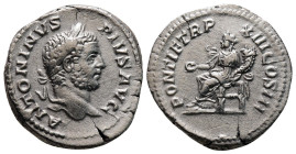 Caracalla, 198 - 217 AD, Silver Denarius with Concordia