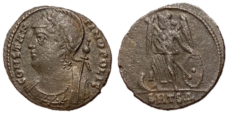 City Comemmorative, Issue by Constantine I, 330 - 331 AD
AE Follis, Thessalonic...