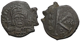 Justinian I, 527 - 565 AD, Half Follis of Theoupolis