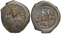 Maurice Tiberius, 582 - 602 AD, Follis of Nicomedia, Unpublished?