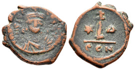 Maurice Tiberius, 582 - 602 AD, Decanummium of Constantinople