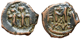 Heraclius, 610 - 641 AD, Follis of Cyzicus Mint