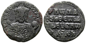 Constantine VII & Romanus I, 913 - 959 AD, Follis of Constantinople
