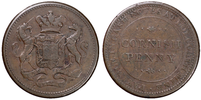 Great Britain, Cornwall, Camborne, ealy 19th Century
AE Penny Token, 35mm, 15.5...