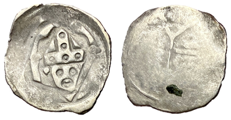 German States, Regensburg, 1277 - 1290 AD
Silver Pfennig, 18mm, 0.98 grams
Obv...