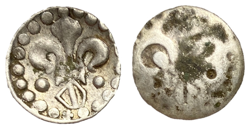 German States, Strassbourg, 15th Century AD
Silver Denar, 14mm, 0.28 grams
Obv...