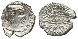 Western Satraps, Rudrasena III, 348 - 378 AD, Silver Drachm