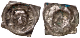 Switzerland, Solothurn, 1275 - 1300 AD, Silver Bracteate Pfennig