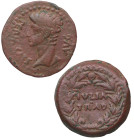27 a.C.-14 d.C. Iulia Traducta. Semis. Ae. 11,15 g. Cabeza de Augusto a izquierda, alrededor PERM. CAES. AVG / IVLIA / TRAD. dentro de láurea. MBC. Es...