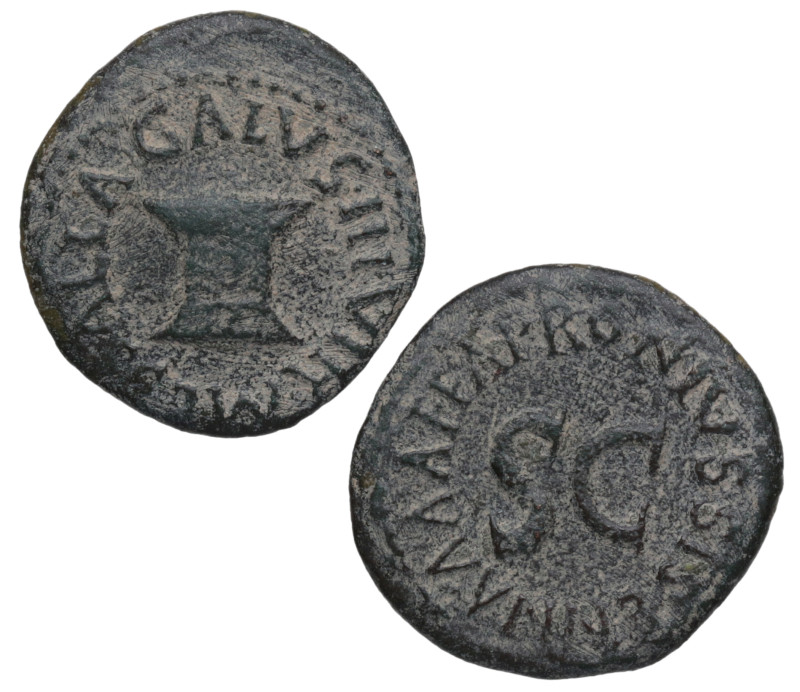 5 a C. Augusto (27 aC-14 dC). Roma. Cuadrante. Ae. 2,51 g. Rev: SC. APRONIVS SIS...